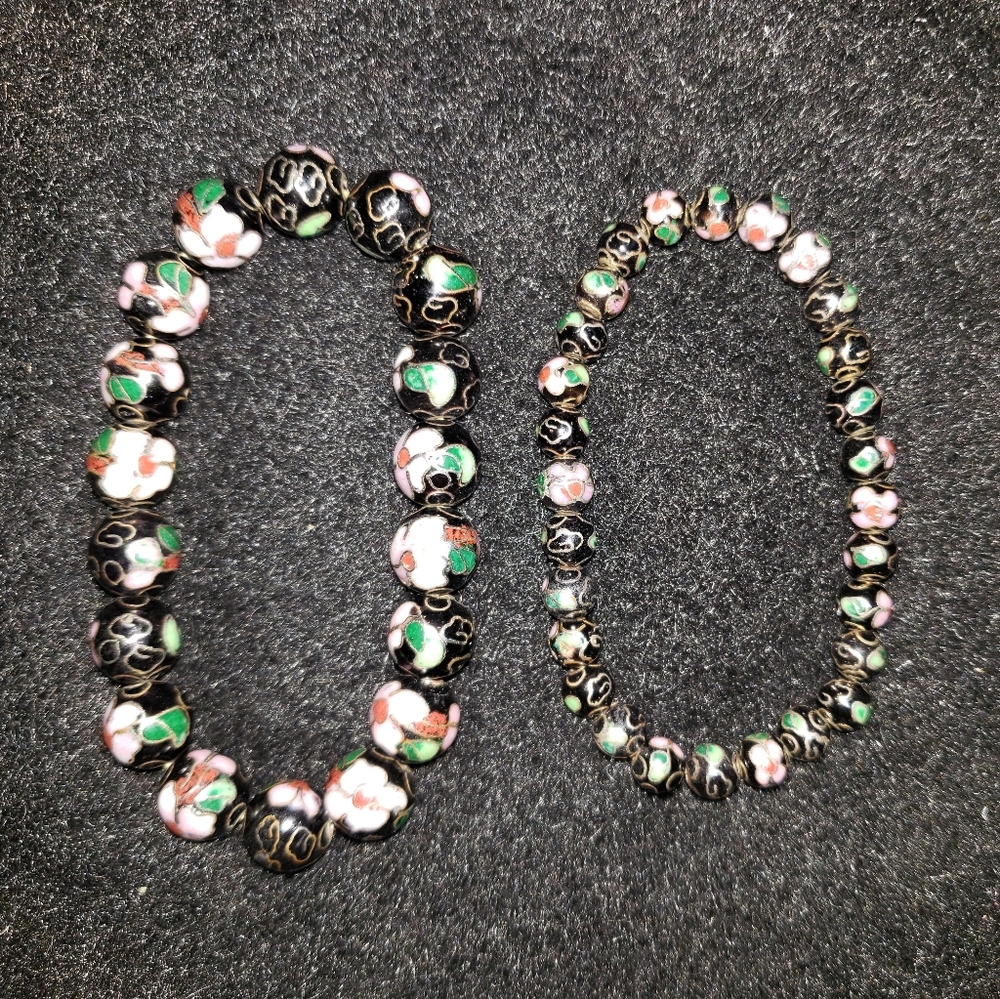 Cloisonné Stretch Bracelets